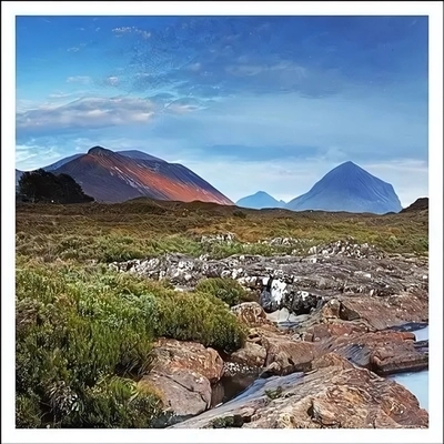 Картина 50*50 см «Удивительные горы» N140