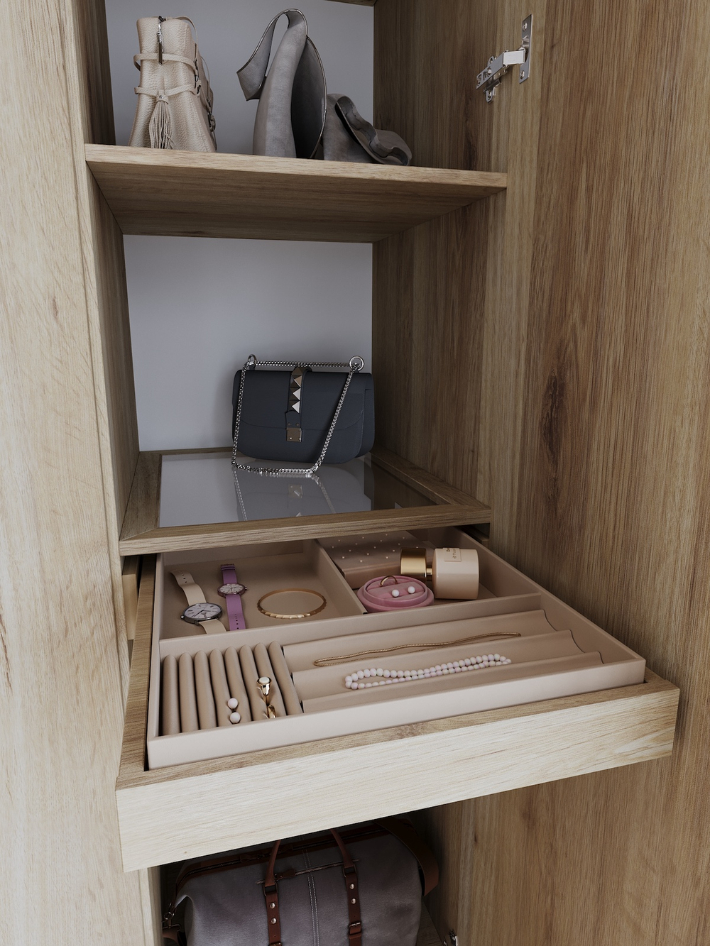 Антресоль на шкаф Даллас, серо-коричневая S80-701.1