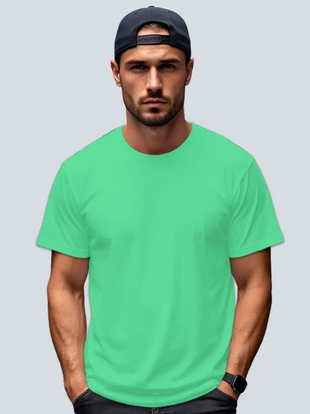 Футболка Взрослая.Премиум однотонная.Набор 2 шт