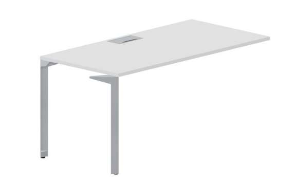 Стол 158х78х75см (металлический аутлет) - приставной элемент