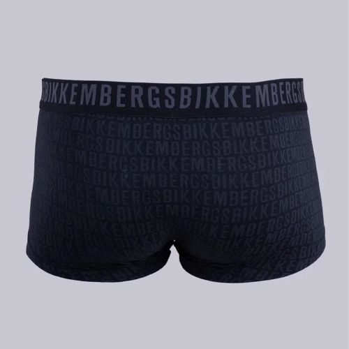 Набор мужских трусов боксеров 3в1 (черные, темно-синие, голубые) Bikkembergs BKK61UTR03TR