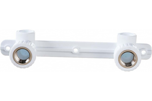 Колено комбинированное под смеситель PPR внутр. р. 20х1/2, белый, РТП (10701) комплект