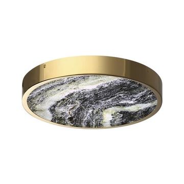 5079/30L L-VISION ODL24 209 зол/серо-бежевый/металл/натур.камень/акрил Настенный светильник с переключ.цветов.темпер. LED 30W 3000К/4000K/6000K BERGI