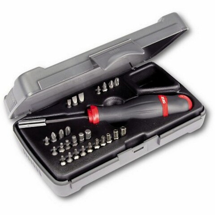 690 1/4 S28 Набор бит с отверточной рукояткой, в пластиковом кейсе, 28 предметов, USAG (Италия)