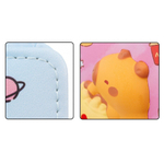 Блокнот детский Basir, формат А5, серия "Капибара-Сквиш", яркая обложка с объемной фигуркой, 80 листов, размер 21*14.3 см