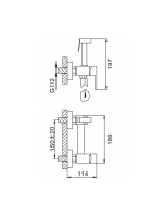 Гигиенический душ со смесителем FRAP F7504-5