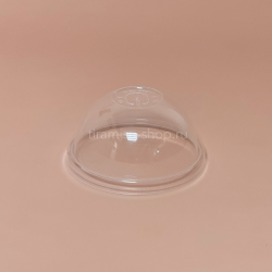 Крышка для стакана купольная прозрачная d=90