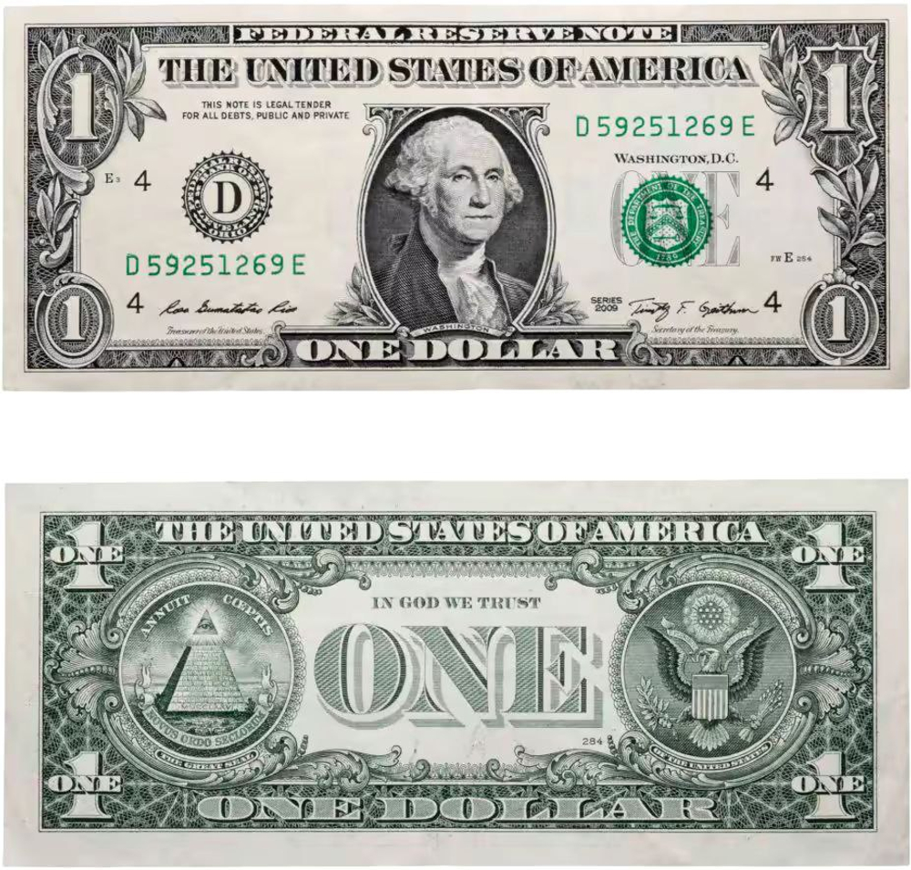 США 1 доллар 2009 Кливленд aUNC