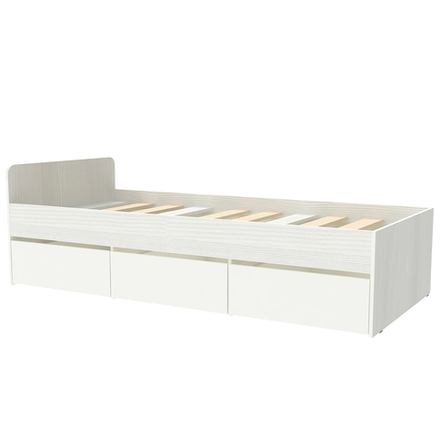 Кровать односпальная КарИВи КИВи Белое Дерево Белый