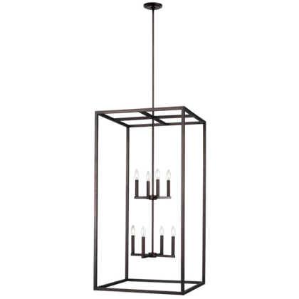 Люстра Visual Comfort Moffet Street Extra Large Eight Light Lantern