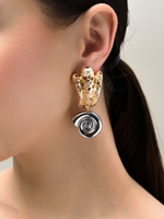 Серьги "Leaky sink" Bicolor