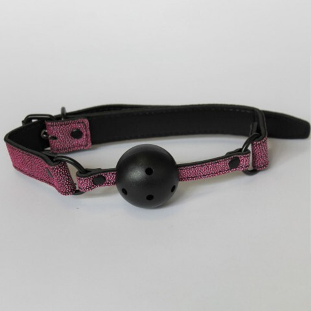 Кляп-шарик для рта Pleasure bound (розовый)