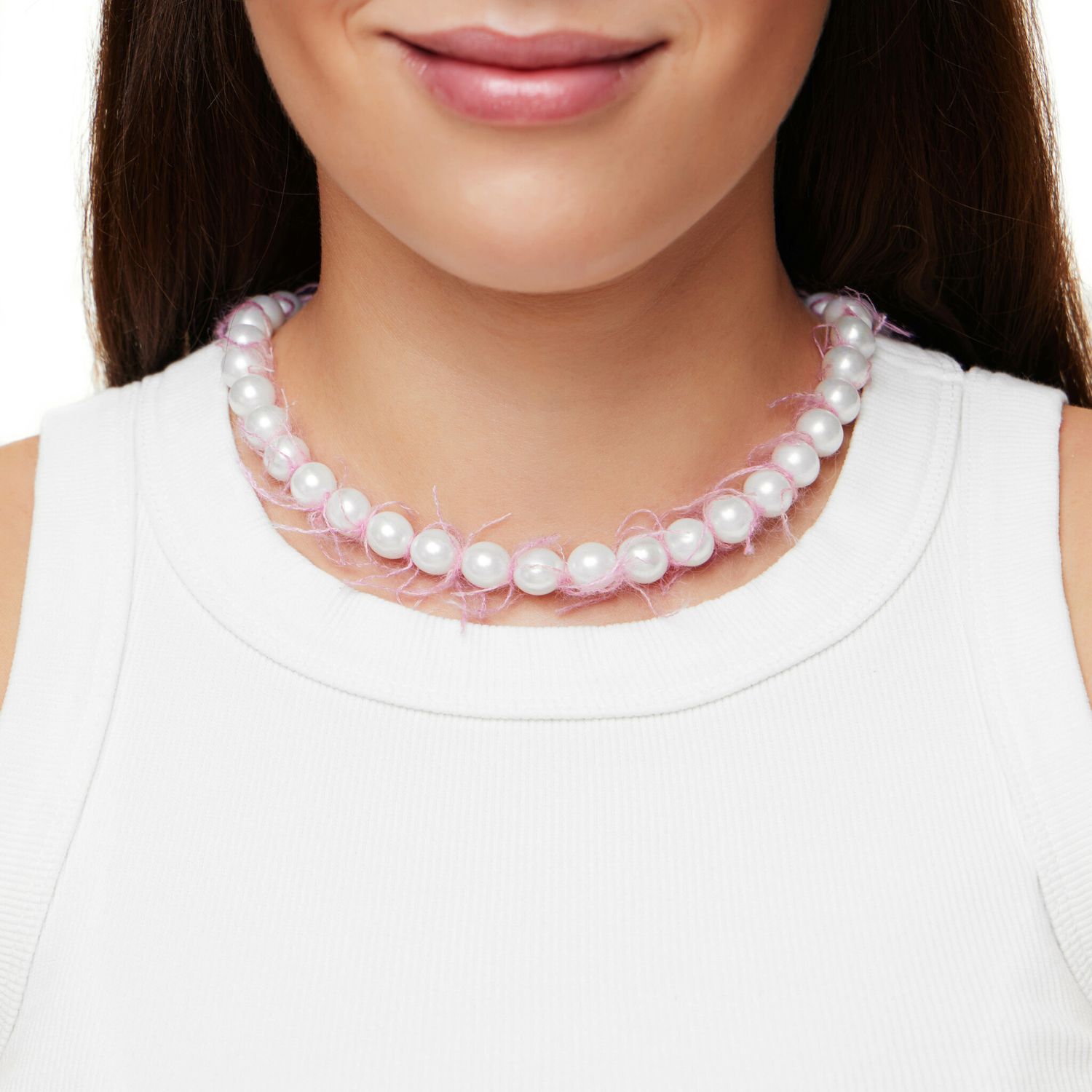 Колье Fluffy Pearl Necklace
