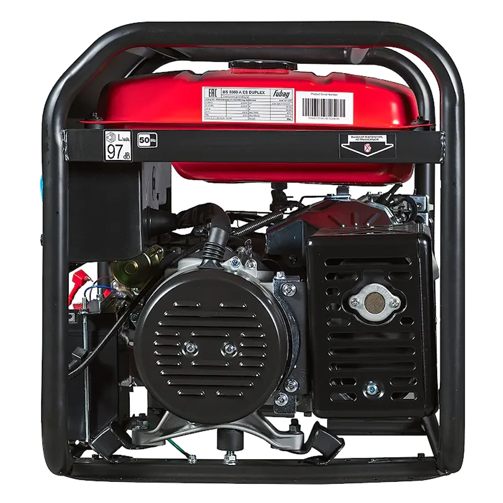 Генератор бензиновый FUBAG BS 8500 A ES DUPLEX с кожухом Geon 1200 RAL 8019