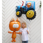 Шар Синий Трактор и Котенок Котэ, Фигура