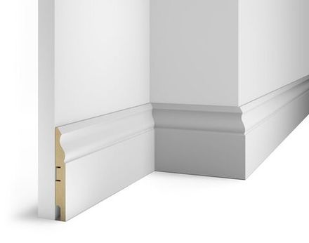 Плинтус под покраску, 125x16 мм