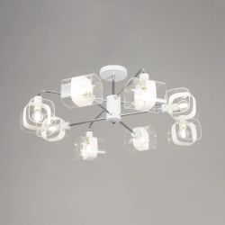 Citilux Бертон CL140180 Люстра потолочная Белая