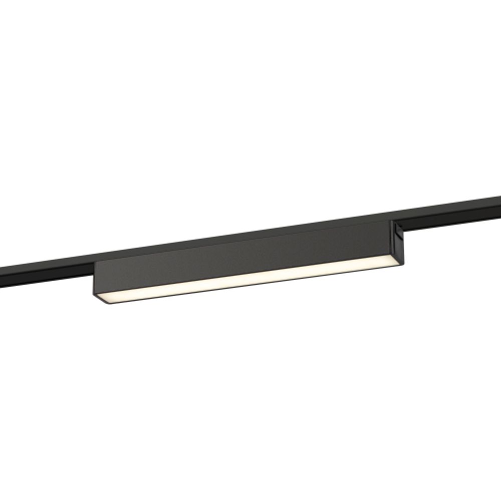 Магнитный трековый светильник ЭРА TRM-S5-1-12W4K BK светодиодный 12Вт 4000К черный для системы S5 | Магнитные трековые светильники