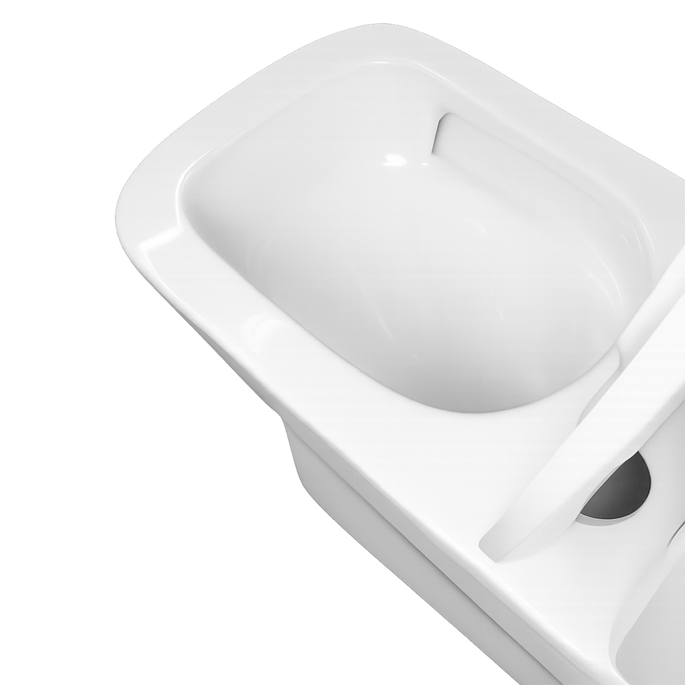 Унитаз-компакт безободковый WAVE CONTOUR Tornado3.0 гор,ниж,2-кн.арм,дюро,м/л,быстр,БЕЛЫЙ глянец