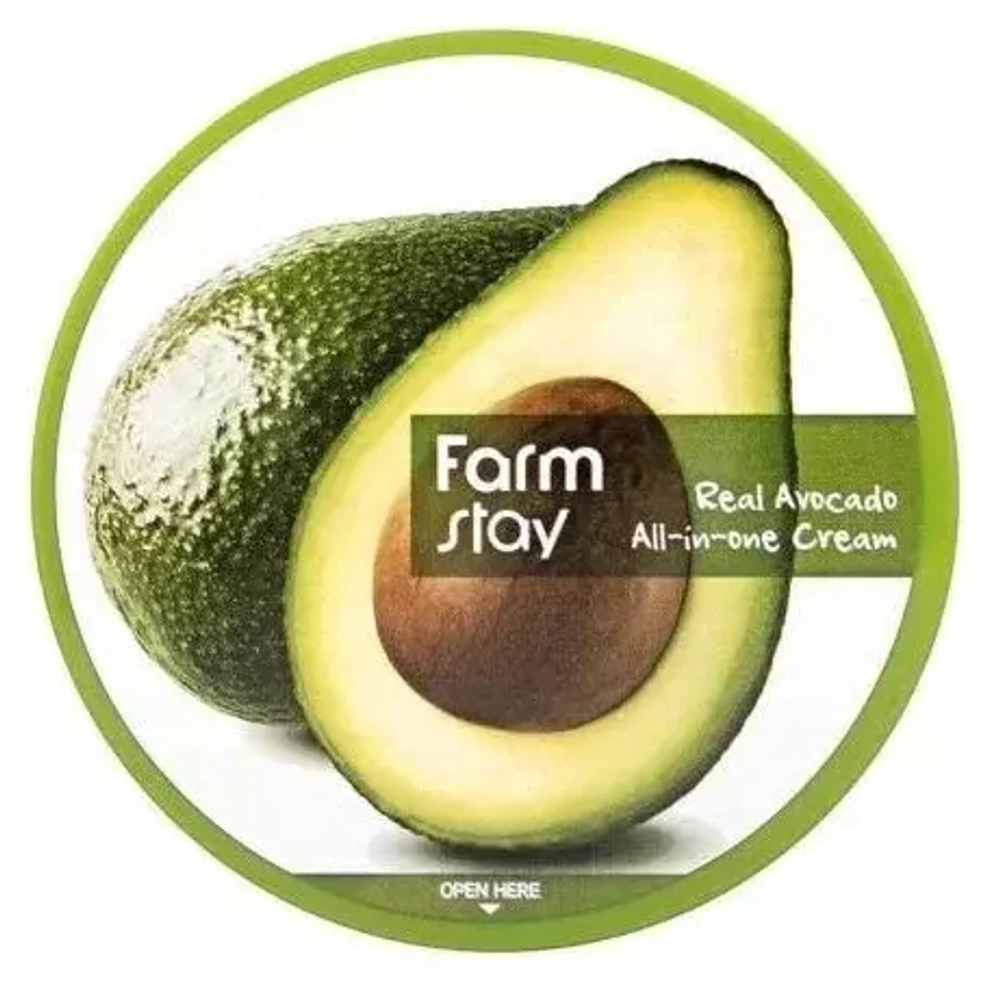 Крем для лица и тела с маслом авокадо FarmStay Real Avocado All-In-One Cream, 300 мл