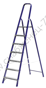 СИБИН 7 ступеней, 145 см, стальная, стремянка (38803-07)