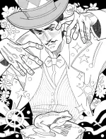 Раскраска Семья Джостар против Дио! Раскрашиваем мир JoJo