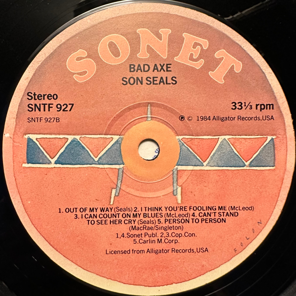 Son Seals - Bad Axe (Англия 1984г.)