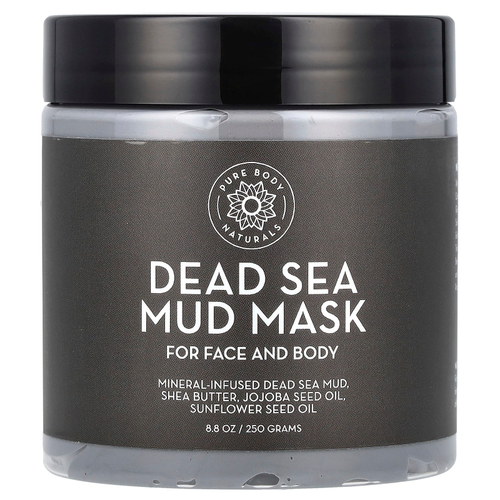 Pure Body Naturals, Маска из грязи Мертвого моря, 250 г (8,8 унции)