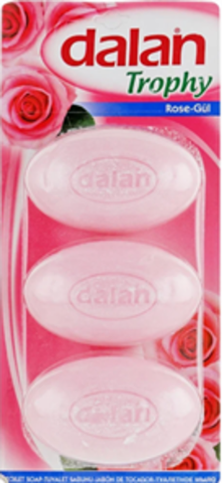 DALAN Трофи мыло 3*90г Роза/20