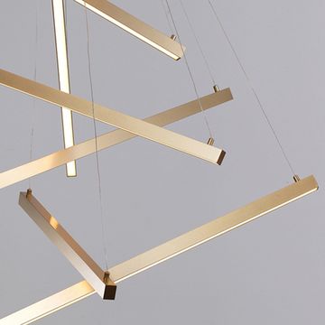 Люстра подвесная светодиодная 3860/96L золото Cometa Odeon Light