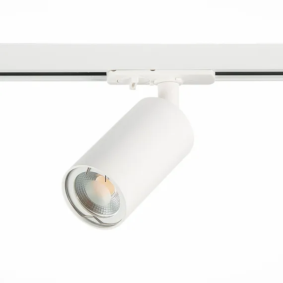 ST300.506.01 Св-к трек. Белый GU10 1*50W IP20 L100xW54xH142 220V Без ламп БЭЙС