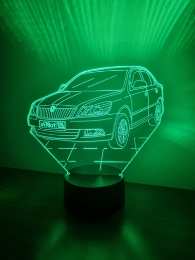Светильник "Автомобиль - Шкода Октавиа" (Skoda Octavia)