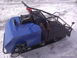 Мотобуксировщик AhtaR ЗИМА с реверсом (задний ход)