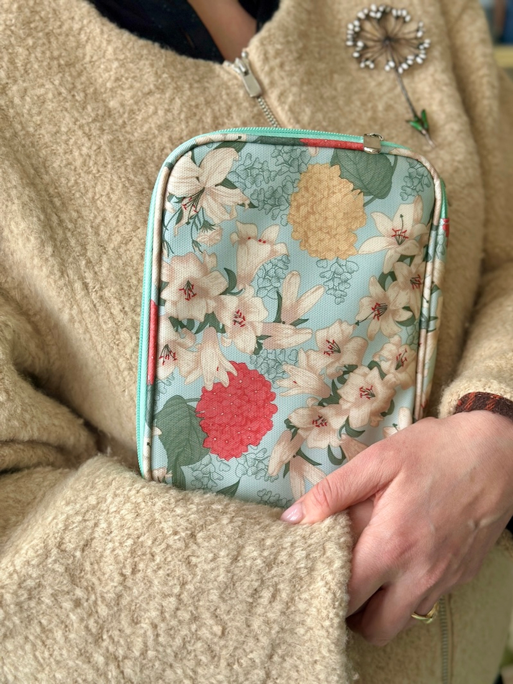 Пенал-оганайзер для хранения вязальных спиц и принадлежностей для рукоделия БОЛЬШОЙ