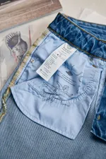 Джинсы Miracle Apparel Широкие 2360 Palazzo женские синие