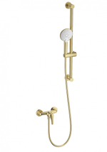 Смеситель для душа с гарнитуром WONZON & WOGHAND, Брашированное золото (WW-4570-BG)