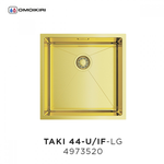кухонная мойка Omoikiri Taki 44-U/IF-LG нерж. сталь/светлое золото