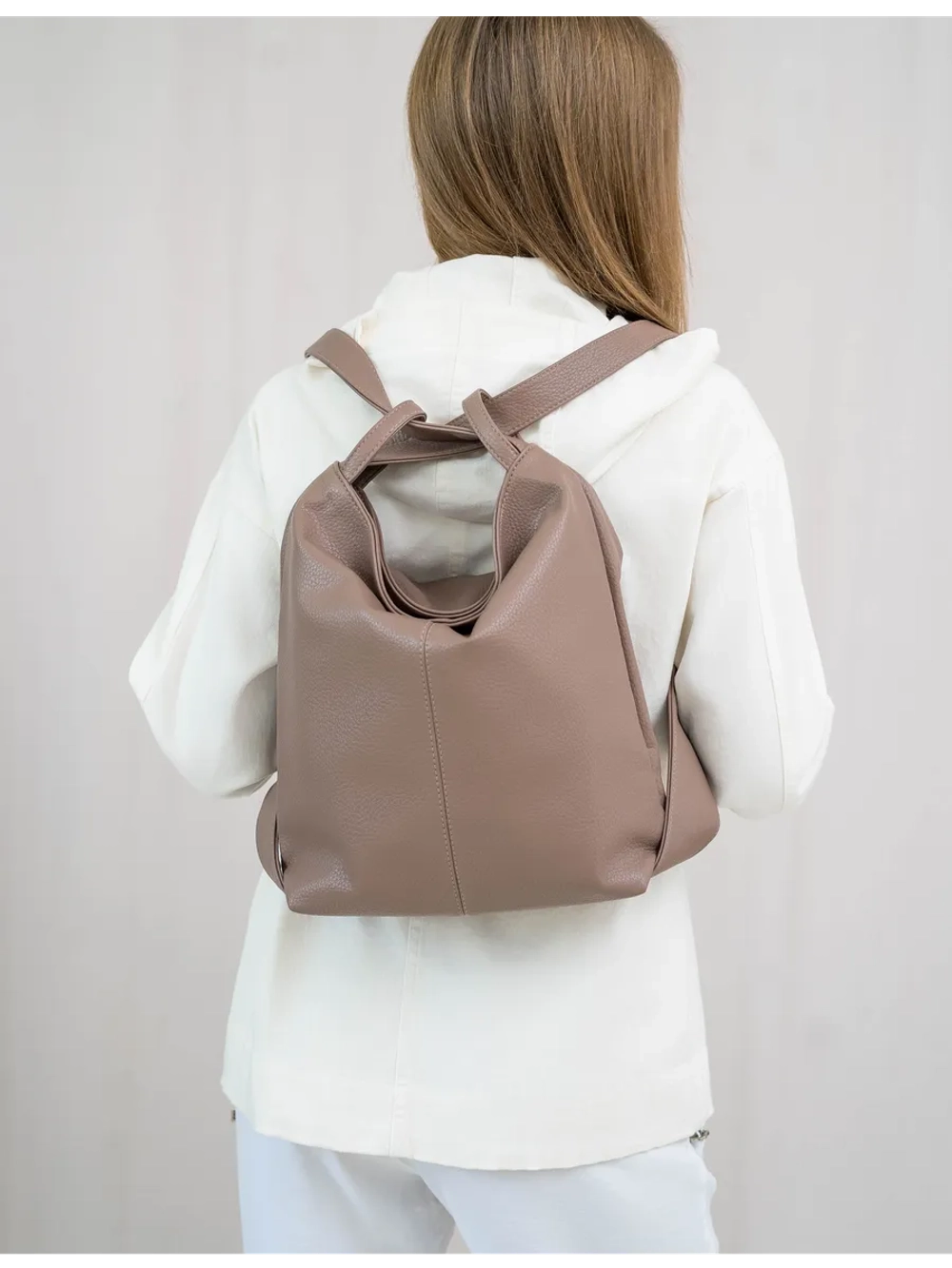 Сумка рюкзак через плечо большая трансформер