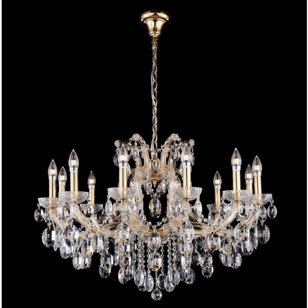 Подвесная люстра Crystal Lux HOLLYWOOD HOLLYWOOD SP12 GOLD