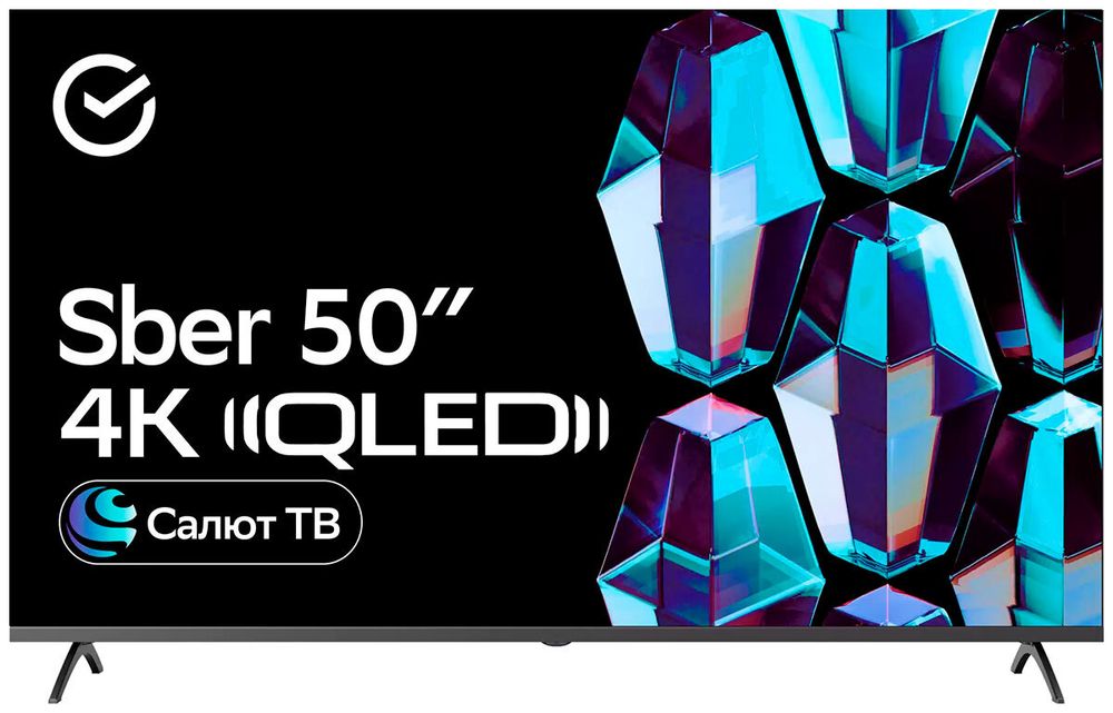 ЖК телевизор Sber SDX-50UQ5235(UHD Smart,Салют ТВ,metal frameles