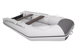 Лодка ПВХ АКВА 2800 НДНД Светло-серый/графит