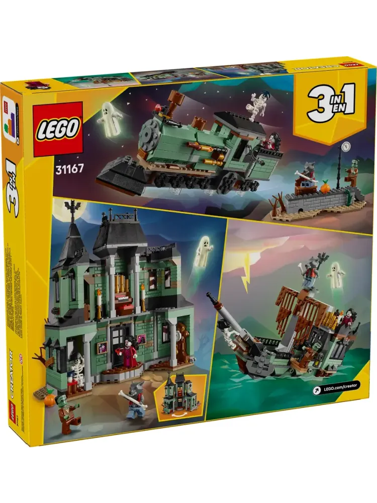 Конструктор Creator 31167 Особняк с Привидениями 3в1