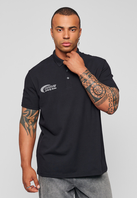 Футболка-поло "Драйв" Черная