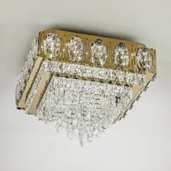 Потолочная люстра LED4U L9438-500-500 GD с функцией УД