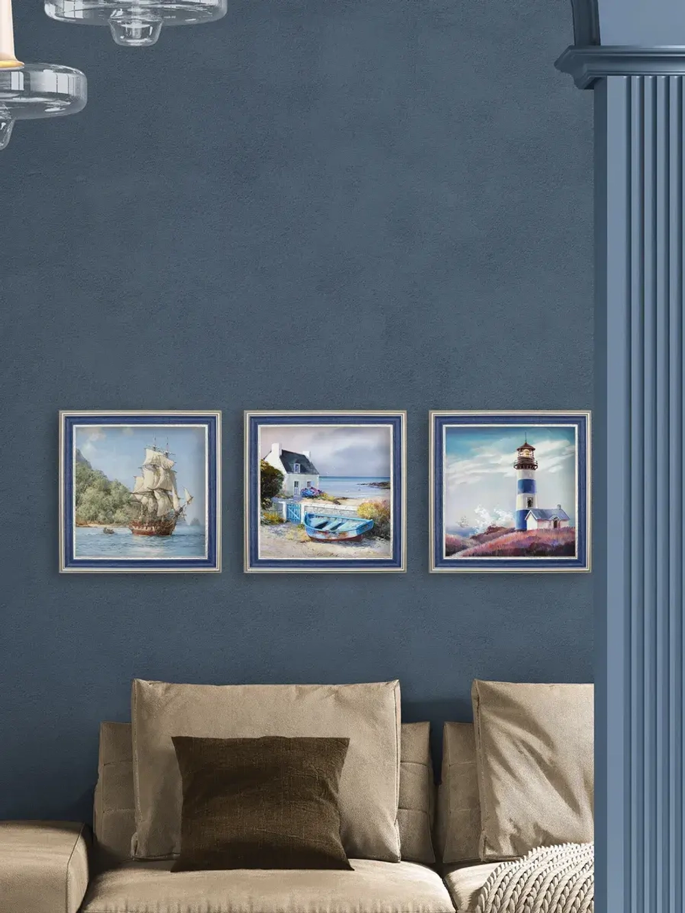 Картина на стену интерьерная на холсте 36*36 см