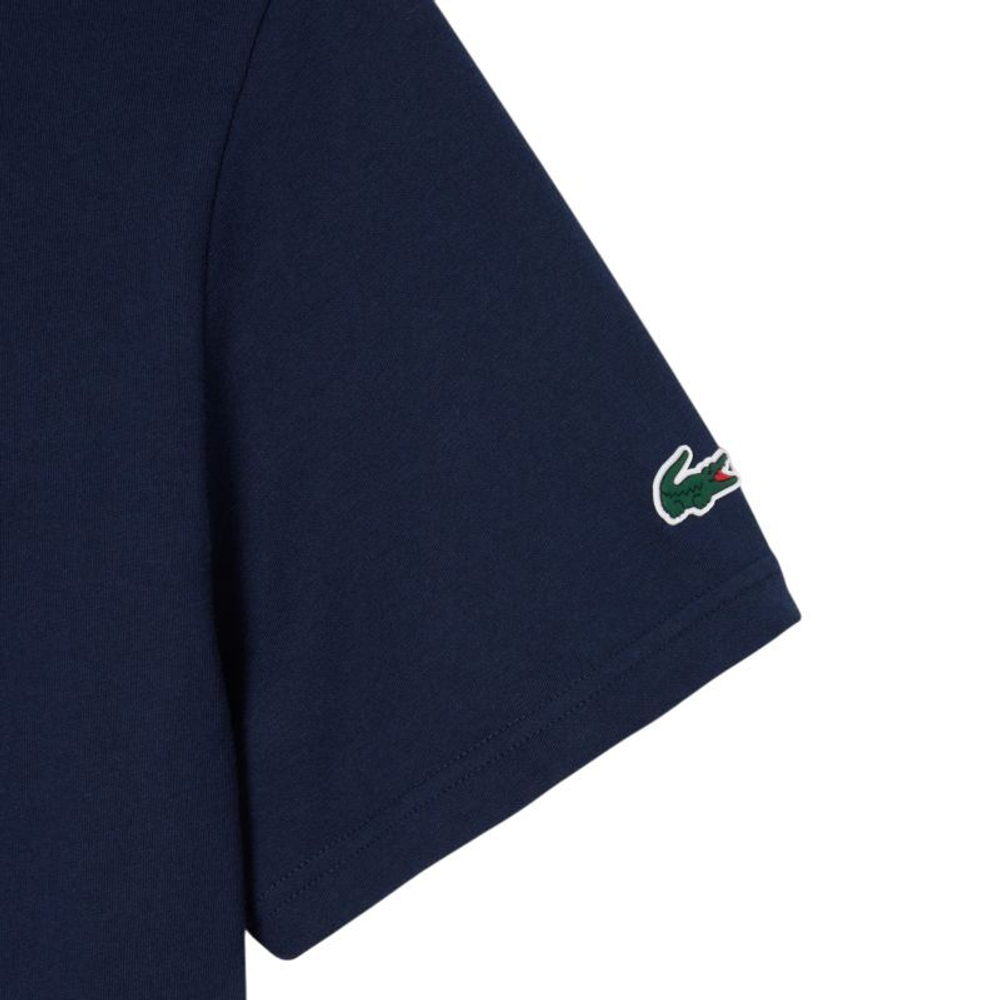 Мужская теннисная футболка Lacoste Tennis x Daniil Medvedev - navy blue