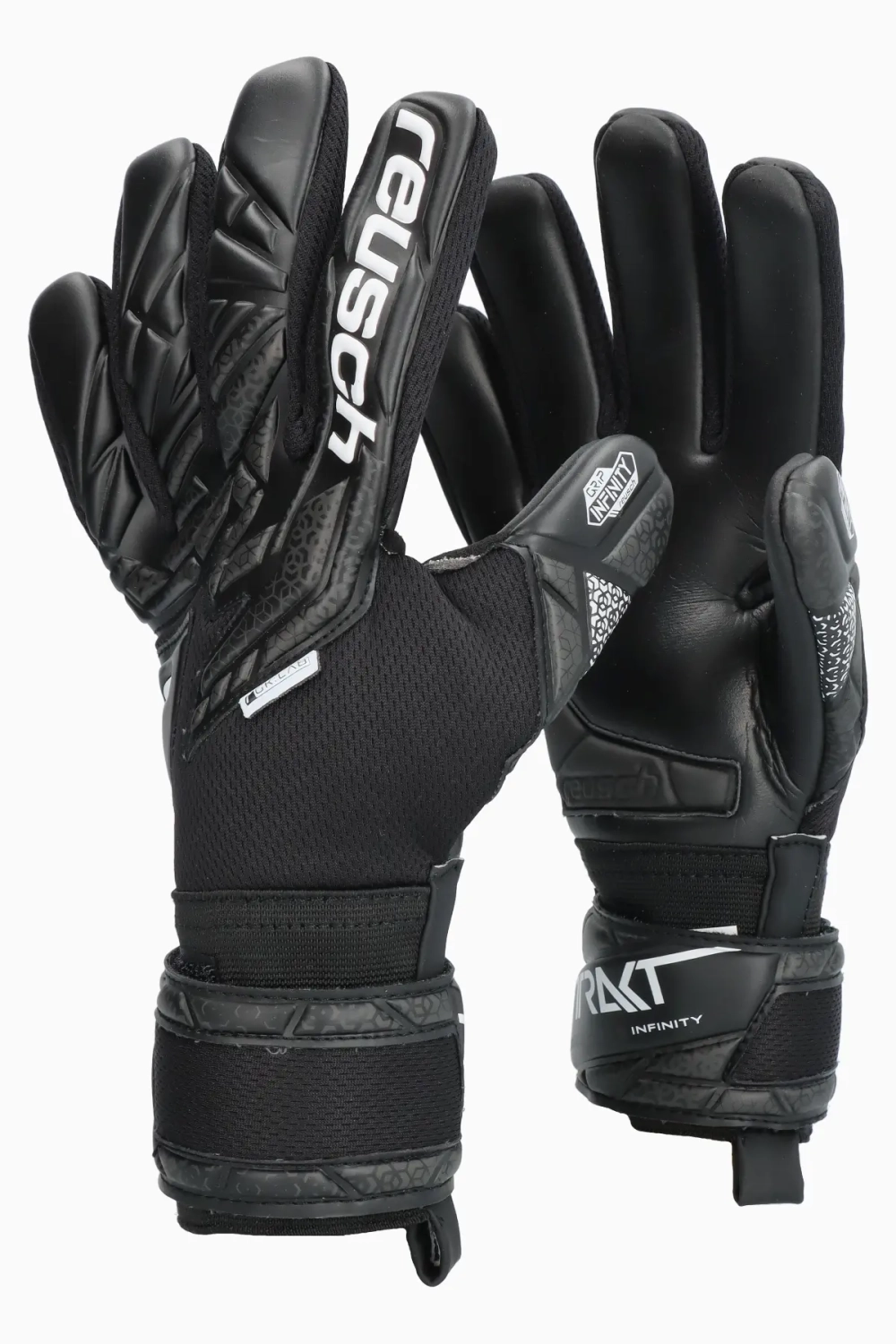 Вратарские перчатки Reusch Attrakt Infinity NC - черный