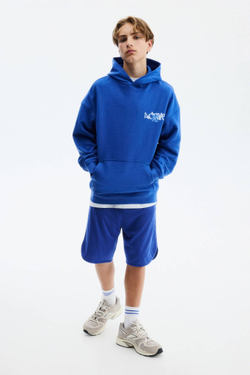 H&M Толстовка с капюшоном, синий