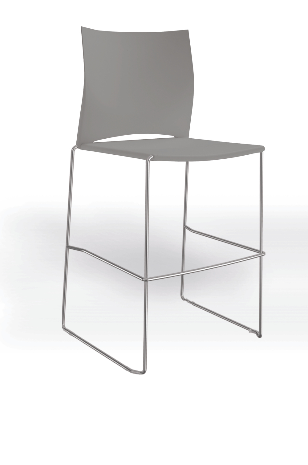 Web стул на полозьях кухонный/барный