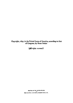 Dracula. A Mystery Story | Bram Stoker